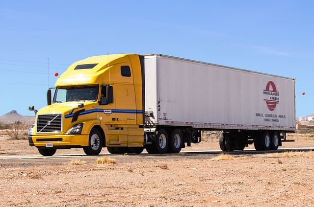 Commercial truck cargo insurance